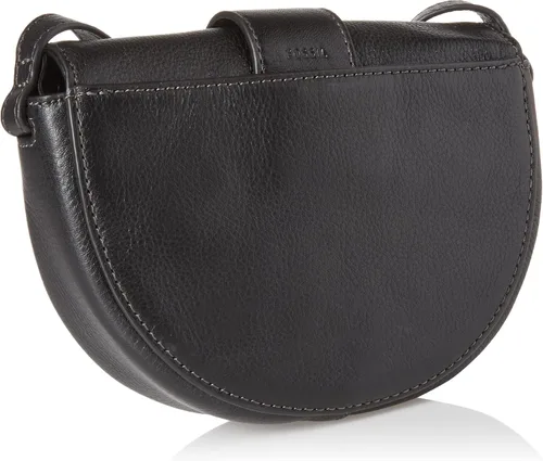 Vista 2 de Fossil Bolso bandolera Harwell de piel ecológica con solapa pequeña para mujer