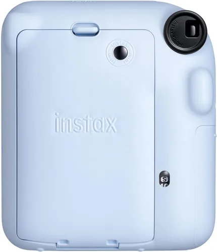 Vista 4 de Fujifilm Instax Mini - Paquete de 12 cámaras instantáneas azul pastel con película Fuji Instax Mini (20 hojas) + álbum de fotos + paño de limpieza