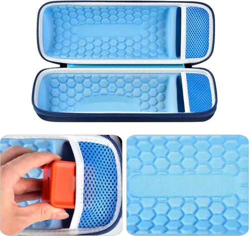 Vista 4 de Comecase - Funda rígida de viaje para JBL Charge 4/Charge 5 impermeable Bluetooth altavoz. Bolsa de almacenamiento para cargador y cable USB
