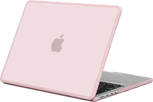 Vista 13 de BlueSwan - Funda antigrietas para MacBook Pro de 14 pulgadas M5-M1 Pro/Max 2026-2021 Anti-Scratch Protective Hard Shell Case, Soft TPU Bumper