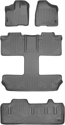 Vista 44 de MAXLINER - Juego de alfombrillas de 2 filas para Toyota Sienna 2013-2020