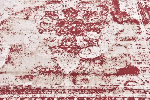Vista 217 de Unique Loom Colección Sofia - Alfombra de área Salle Garnier (7' 1" x 10' Rectángulo, Borgoña/ Marfil)