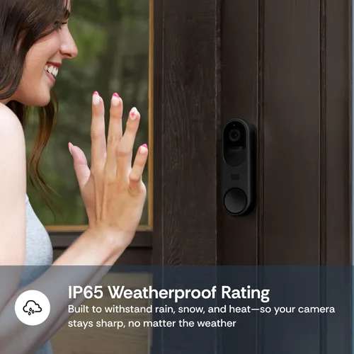 Vista 7 de Luna Doorbell Cámara inalámbrica, detección de paquetes y humanos AI, alertas instantáneas, visión nocturna, audio de 2 vías, alimentación por