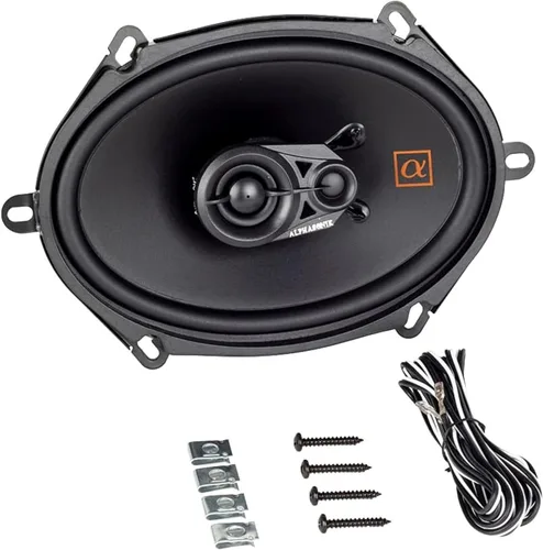 Vista 2 de Alphasonik 1 par de NS683 Neuron Series 6x8/5x7 (360 vatios máximo para el par) 180 vatios máximo por altavoz, altavoz de audio de coche de rango