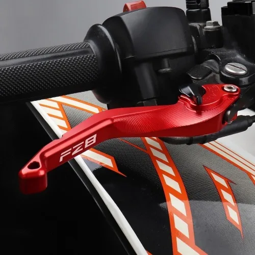 Vista 3 de Folding Clutch Lever for FZ8 FZ 8 2011 2012 2013 2014 2015 CNC Short Brake Clutch Levers Motorcycle Handles Adjustable Lever