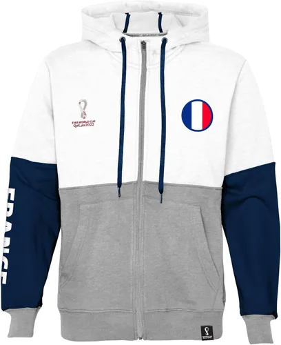 Vista 18 de Outerstuff Sudadera internacional de fútbol para hombre Copa Mundial de la FIFA Panel de contraste de país con capucha de forro polar
