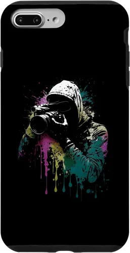 Vista 9 de iPhone 15 Fotógrafo con cámara reflex Splash Art Photography Case