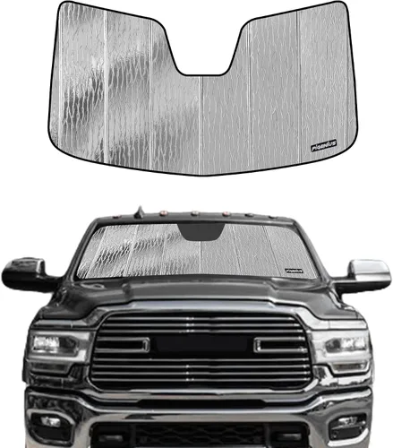 Vista 8 de Parasol para parabrisas Ram 2500/3500/4500/5500 2019-2025 con sensor de 5 pulgadas de ancho para ventana delantera, protección