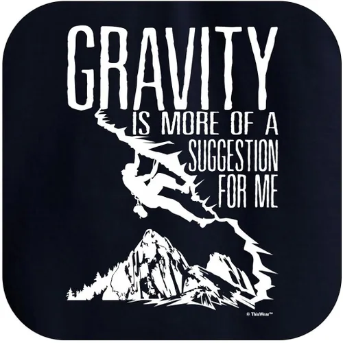 Vista 2 de Rock Climbing Gift Gravity More of a Suggestion Sudadera con capucha Premium