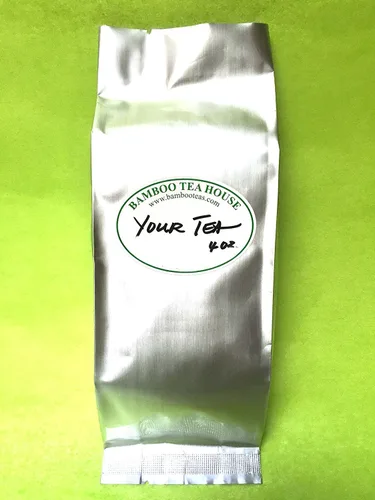 Vista 2 de Bamboo Tea House Té verde de jazmín orgánico de punta blanca (bolsa de 4 onzas)