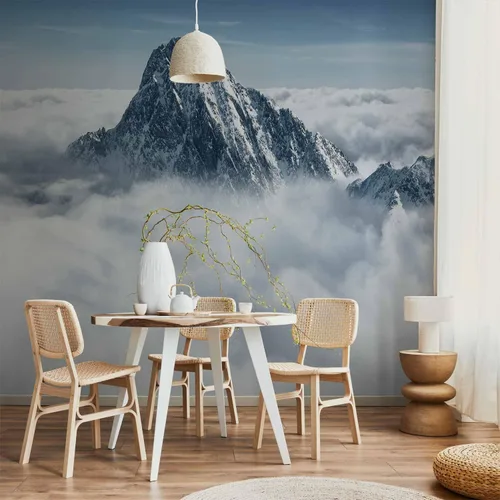 Vista 6 de artgeist Mural de pared Montañas 79 x 61 pulgadas - XXL Papel tapiz no tejido de vellón Decoración de pared Impresión fotográfica Imagen Diseño