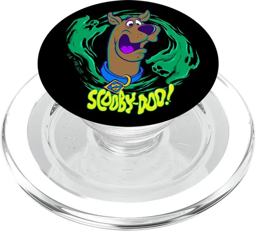 Vista 8 de Scooby-Doo Surrounded By Ghosts - PopSockets intercambiables con cabeza envejecida