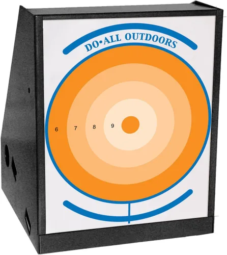 Vista 3 de Do-All Outdoors Air Strike Pellet Trap Shooting Target Rated for 800fps Airgun, Black