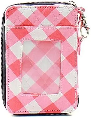 Vista 5 de Gingham - Mini cartera acolchada (azul)