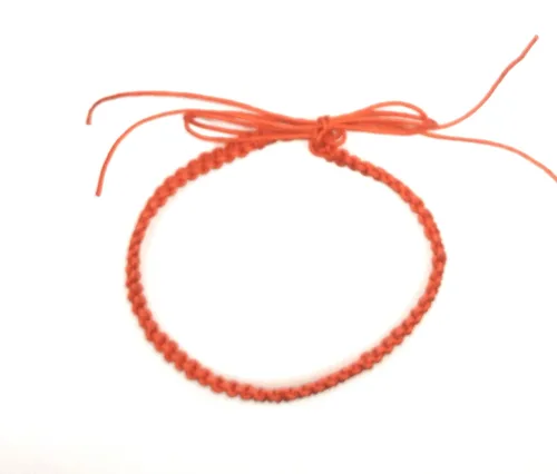 Vista 16 de Hemp Anklet Adjustable Tie On (Black)