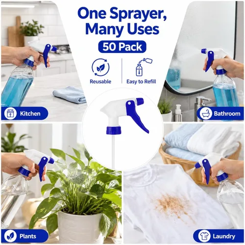 Vista 7 de Reemplazo de boquilla para botella de spray (50, azul)