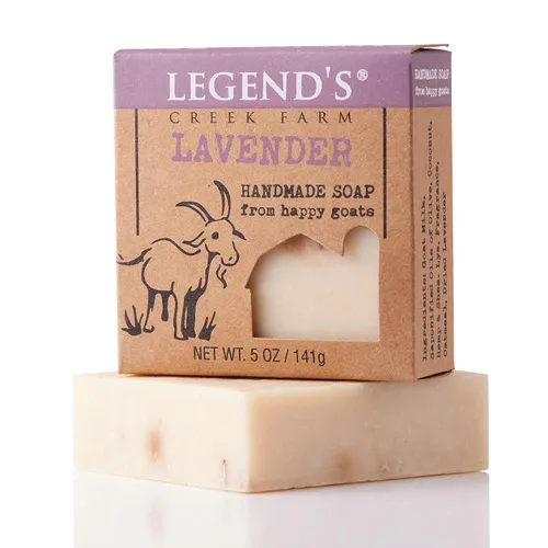 Vista 24 de Legend's Creek Farm Goat Milk Soap - Jabón hidratante limpiador para manos y cuerpo, jabón natural de 5 onzas para piel sensible, hecho a mano