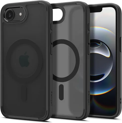 Vista 44 de Spigen Funda para iPhone 13 Mini, ultra híbrida MagFit [antiamarilleo] [compatible con Magsafe] - Transparente