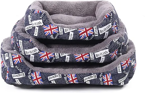 Vista 20 de Camas para perros pequeños, medianos y grandes, cama rectangular para mascotas, lavable, con estampado de leopardo, tamaño S