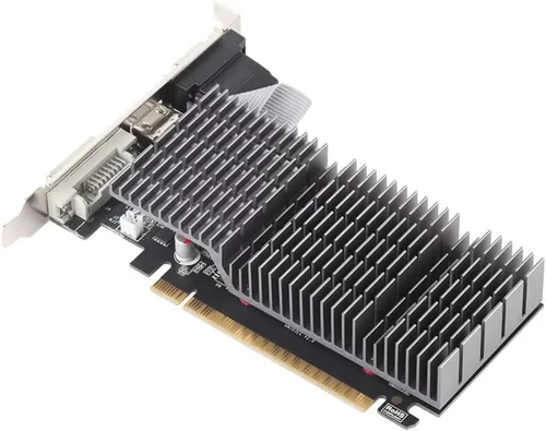 Vista 2 de maxsun GEFORCE GT 710 - Tarjeta gráfica de video con factor de forma pequeño de 2 GB, compatible con GPU DirectX12 OpenGL4.5, bajo consumo, VGA