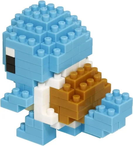 Vista 5 de Nanoblock - Squirtle, kit de construcción de Pokémon (NBPM_004)