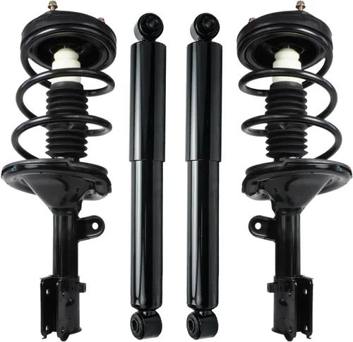 Vista 122 de Detroit Axle - Puntales y Amortiguadores para Chevy Traverse Buick Enclave GMC Acadia Saturn Outlook 2007-2012, 2 puntales delanteros con resorte