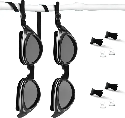 Vista 8 de Gafas de natación, paquete de 2 gafas de natación antivaho, anti-UV, sin fugas, adultos, hombres, mujeres y jóvenes Negro