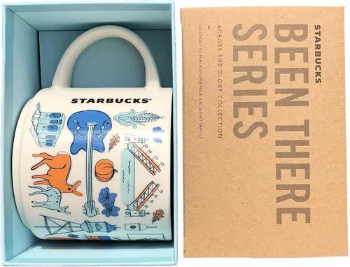 Vista 5 de Starbucks Taza de café coleccionable de la serie Been There (Illinois), 14 onzas