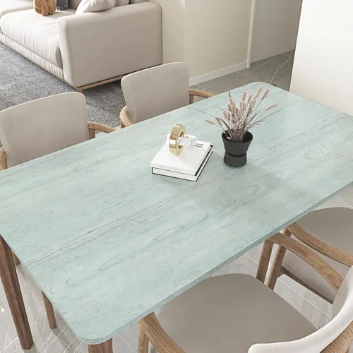 Vista 4 de Wallercity Papel adhesivo de madera verde para encimeras, papel tapiz autoadhesivo impermeable para armarios, papel tapiz de vinilo de madera, papel