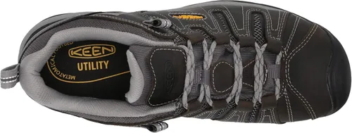 Vista 5 de KEEN Utility Flint 2 - Zapatos de trabajo industriales antideslizantes con punta de acero para hombre, gárgolapaloma, 8.5 EE (ancho) EE. UU