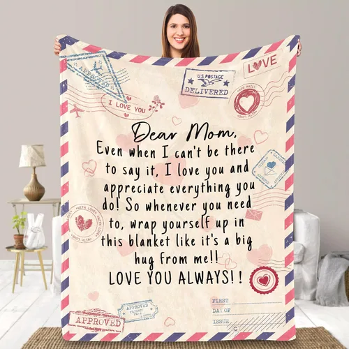 Vista 15 de UFOORO Manta para hija, manta de forro polar suave con diseño de oso abrazo de oso, regalo sincero de padre a hija, el mejor regalo para hijas