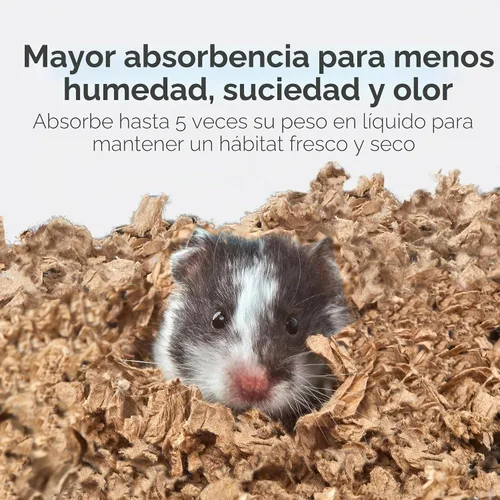 Vista 5 de Ropa de cama limpia y tierna para animal pequeño Kaytee, Natural Keeps habitats fresh. Small animal bedding for rabbits, guinea pigs, hamsters.