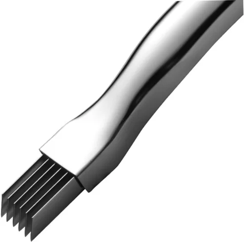 Vista 8 de Cortador de cebolla de acero inoxidable Mandolina Cortador para cocina Dicer Chopper Vegetales Scallion Stripper Herb Stripper