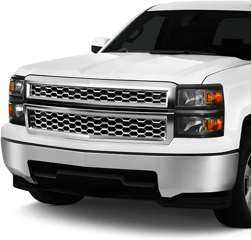 Vista 7 de DNA MOTORING HL-OH-CSIL14-BK-AM Faros delanteros negros y ámbar compatibles con Silverado 1500 2014-2015