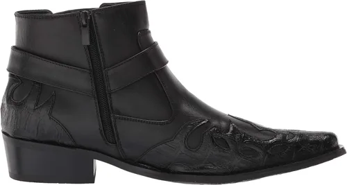 Vista 6 de Enzo Romeo WT11 Western Cowboy - Botines de motocicleta para hombre
