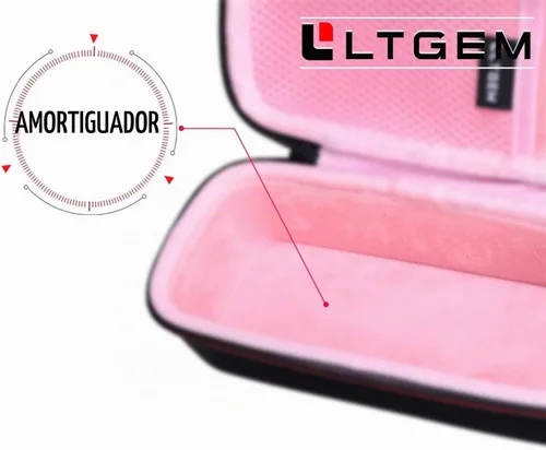 Vista 6 de LTGEM - Funda para altavoz Bluetooth portátil JBL Flip 7/6/5/Grip 5. Verde + gris