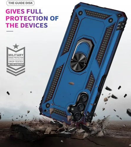 Vista 6 de STARSHOP Funda compatible con Samsung Galaxy A13 5G, con protector de pantalla de vidrio templado incluido, protección contra caídas de grado