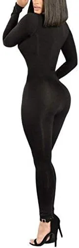 Vista 3 de XUGWLKJ Enterizo de una pieza para mujer con traje de fiesta bodycon