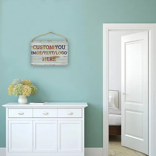 Vista 4 de Letrero personalizado para la decoración de la puerta del porche delantero, decoración rústica del hogar, letreros de metal y madera, decoración