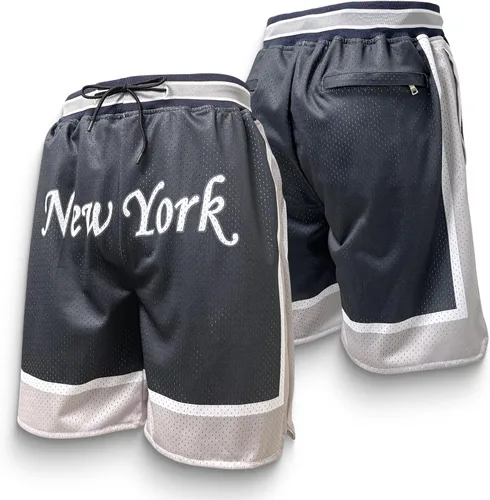Vista 9 de Miedation Sports Fans Gift - Pantalones cortos de malla para hombre, ajuste holgado, para entrenamiento, correr, béisbol, secado rápido