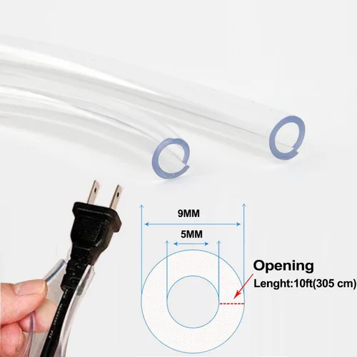Vista 5 de Protector de cable para perros y gatos, funda de cable para carga USB/alimentación, paquete de 1