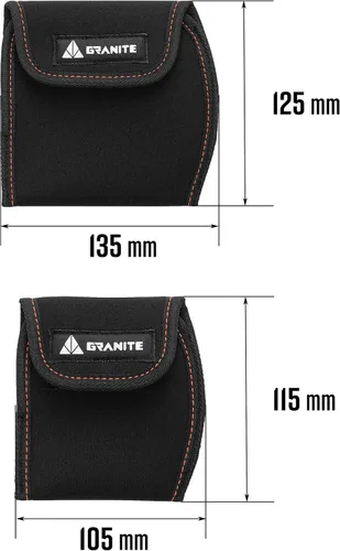 Vista 4 de Granite Pita - Fundas para pedal de bicicleta, fundas para pedal de bicicleta para protección de transporte de bicicleta, contra daños y arañazos