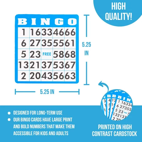 Vista 4 de Juego de bingo Deluxe de Regal Games con bombo, tabla, bolas, 18 tarjetas y fichas