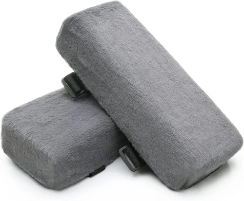 Vista 8 de LargeLeaf Reposabrazos para silla, cojines de gel refrescante, almohada de codo, alivio de presión, silla de oficina, silla de juegos, reposabrazos