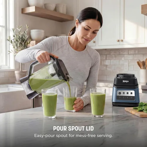 Vista 4 de Ninja Professional Plus Blender Premier Licuadora de batidos Max Power, máquina de helados, bebida congelada y máquina de margarita 3 ajustes