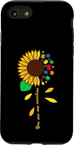 Vista 13 de iPhone 11 Girasol Puzzle Pieza Inspiradora Autismo Concientización Estuche Regalo