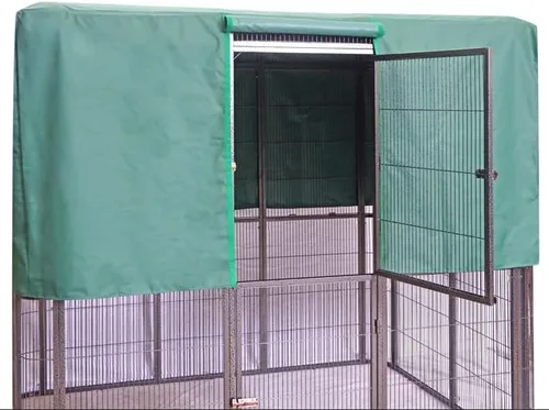 Vista 5 de SENY Funda nocturna impermeable para jaula grande de pajarera para aves. (Solo funda verde)