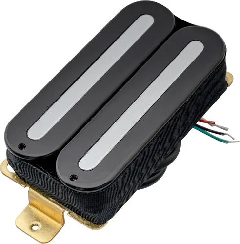 Vista 11 de Artec HXTN Super Power Pastilla Humbucker de Cerámica de Doble Cuchilla Hot Rail para Puente 16K para Guitarra Eléctrica Estilo Strat Tele, Negro