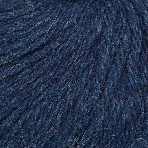 Vista 2 de (juego de 3 – color jaspeado) 100% hilo de alpaca bebé, no lana [328 yardas en total] Denim Heather, #3 DK