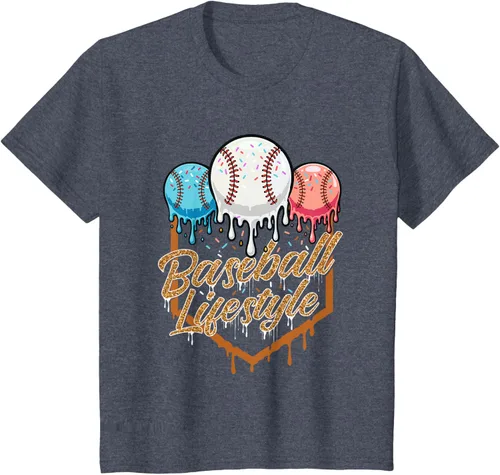 Vista 20 de Baseball Lifestyle - Camiseta de béisbol amante del béisbol